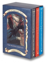Cover art for The Dilemma Deepens: A Box of Unfortunate Events, Books 7-9 (The Vile Village; The Hostile Hospital; The Carnivorous Carnival)
