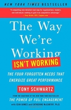 Cover art for The Way We're Working Isn't Working: The Four Forgotten Needs That Energize Great Performance