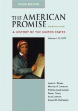 Cover art for The American Promise Value Edition, Volume I: To 1877: A History of the United States