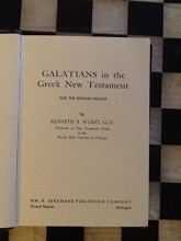 Cover art for Galatians In the Greek New Testament for the English Reader