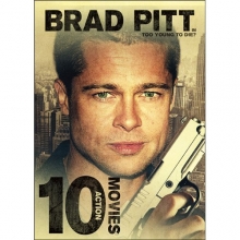 Cover art for 10-Movie Collection featuring Brad Pitt