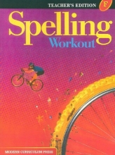 Cover art for Spelling Workout F (Teacher Edition)