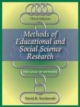 Cover art for Methods of Educational and Social Science Research: The Logic of Methods