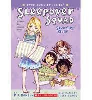 Cover art for Sleeping Over (The Sleepover Squad #1)