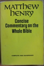 Cover art for Matthew Henry Concise Commentary on the Whole Bible