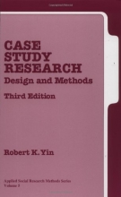 Cover art for Case Study Research: Design and Methods, 3rd Edition (Applied Social Research Methods, Vol. 5)