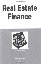 Cover art for Real Estate Finance in a Nutshell (Nutshell Series)