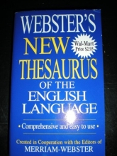 Cover art for Webster's New Thesaurus of the English Language (Comprehensive and Easy to Use)