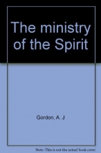 Cover art for The ministry of the Spirit