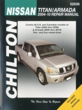 Cover art for Nissan Titan & Armanda, 2004-2010 (Chilton's Total Car Care Repair Manuals)