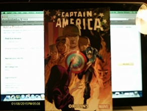Cover art for Captain America Origins