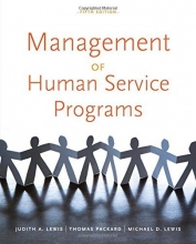 Cover art for Management of Human Service Programs (SW 393T 16- Social Work Leadership in Human Services Organizations)