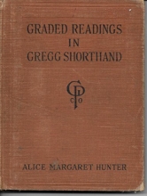 Cover art for Graded readings in Gregg shorthand,