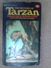 Cover art for the return of tarzan