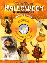 Cover art for Old-Time Halloween Illustrations CD-ROM and Book (Dover Electronic Clip Art)