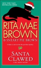 Cover art for Santa Clawed: A Mrs. Murphy Mystery