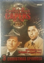 Cover art for CHRISTMAS CAPERS with episodes from Dragnet and Racket Squad