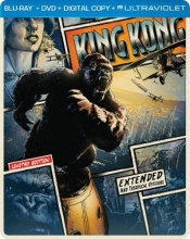 Cover art for King Kong Limited Edition Steelbook (Blu-ray + DVD + DIGITAL)