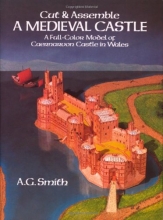 Cover art for Cut & Assemble a Medieval Castle:  A Full-Color Model of Caernarvon Castle in Wales