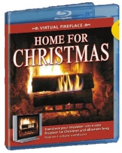 Cover art for Virtual Fireplace: Home for Christmas [Blu-ray]