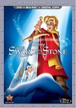 Cover art for 50th Anniversary Ed: The Sword in the Stone DVD + Blu-ray + Digital Copy