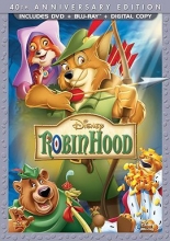 Cover art for ROBIN HOOD 40th Anniversary Edition DVD Blu-Ray Combo Pack w/Digital Copy