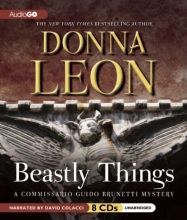Cover art for Beastly Things   (Commissario Guido Brunetti Mysteries)