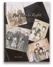 Cover art for For This Is Right (A Practical Application of the Fifth Commandment for Young People)