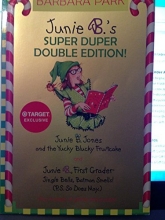 Cover art for Junie B's Super Duper Double edition! Target exclusive
