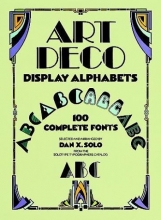 Cover art for Art Deco Display Alphabets (Dover Pictorial Archives)
