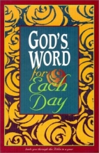 Cover art for God's Word for Each Day: God's Word / Burgundy Imitation Leather