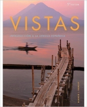Cover art for Vistas 5th Ed Student Edition with Supersite Code
