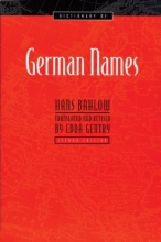 Cover art for Dictionary of German Names