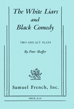Cover art for The White Liars, and  Black Comedy: Two One-Act Plays