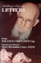Cover art for God Bless You and Yours, Letters from Solanus Casey, OFM Cap.
