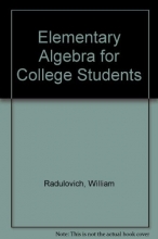 Cover art for Elementary Algebra for College Students
