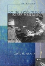 Cover art for Doing Psychology Experiments (with InfoTrac) (Available Titles CengageNOW)