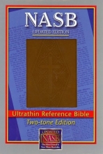 Cover art for NASB Ultrathin Reference Bible, Brown/Diamond stamped cover