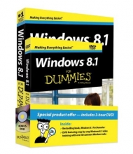 Cover art for Windows 8.1 For Dummies Book + DVD Bundle