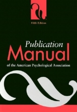 Cover art for Publication Manual of the American Psychological Association