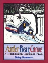 Cover art for Antler, Bear, Canoe: A Northwoods Alphabet