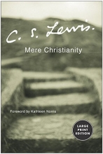 Cover art for Mere Christianity Large Print Edition
