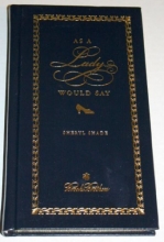 Cover art for As a Lady Would Say