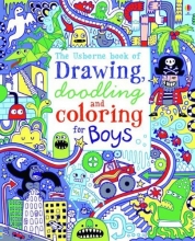 Cover art for The Usborne Book of Drawing, Doodling and Coloring for Boys