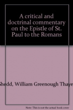 Cover art for A Critical and Doctrinal Commentary on the Epistle of St. Paul to the Romans