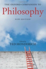 Cover art for The Oxford Companion to Philosophy New Edition