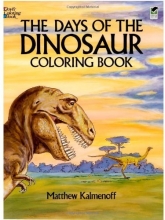 Cover art for The Days of the Dinosaur Coloring Book
