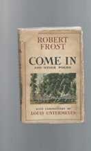 Cover art for Come in, and other poems