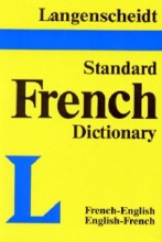 Cover art for Langenscheidt's Standard French Dictionary: French-English, English-French