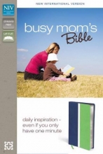 Cover art for NIV*Busy Moms Bible-Blu/Grn DuoTone